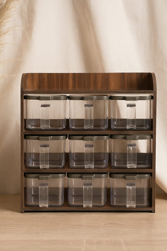 9 Spice jar - Rolling Pin & Board