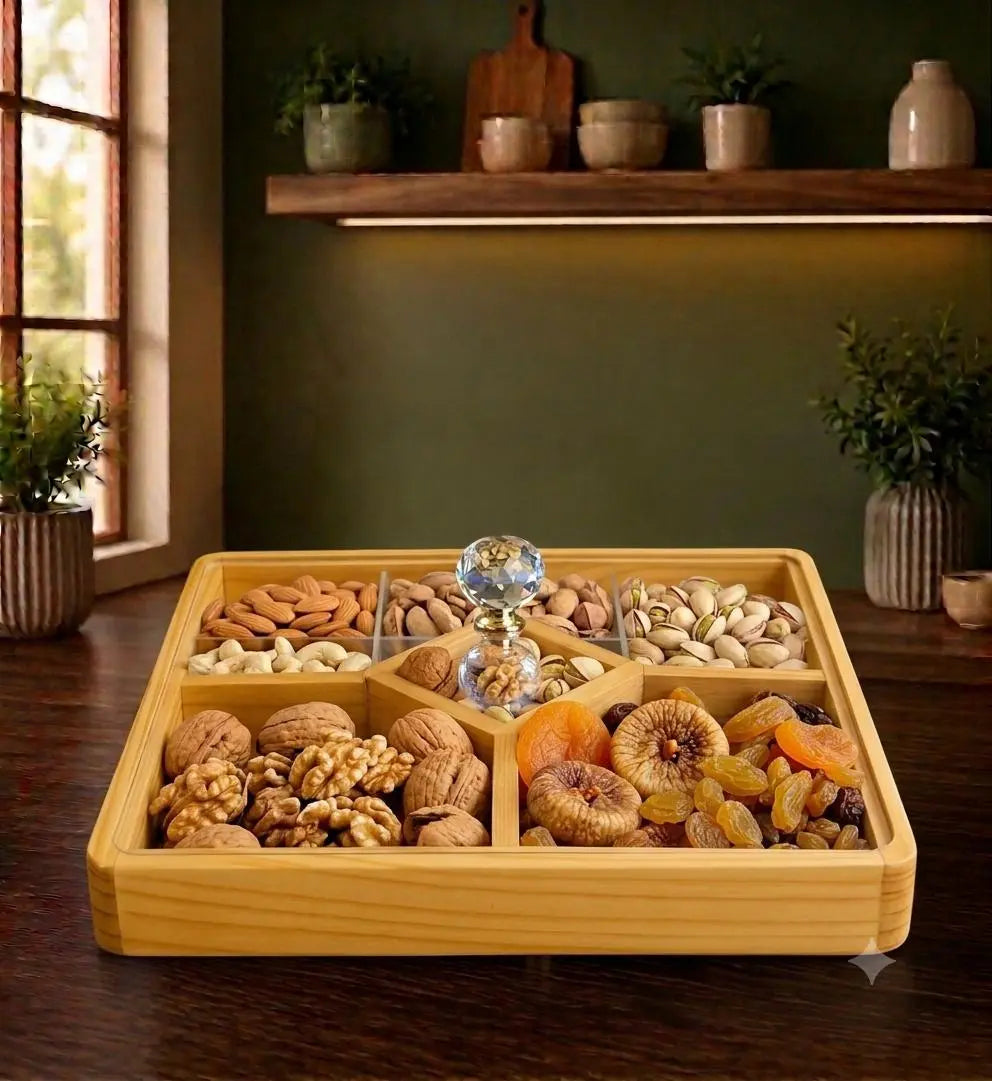 WOODEN DRY FRUITS BOX