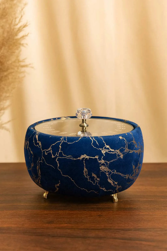 Premium velvet hotpot with steel inner bowl for serving hot food