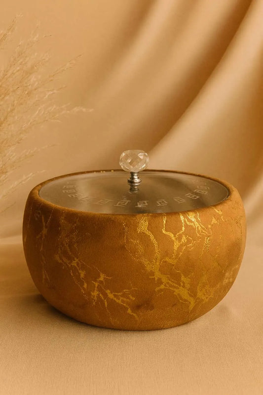 Premium velvet hotpot with steel inner bowl for serving hot food