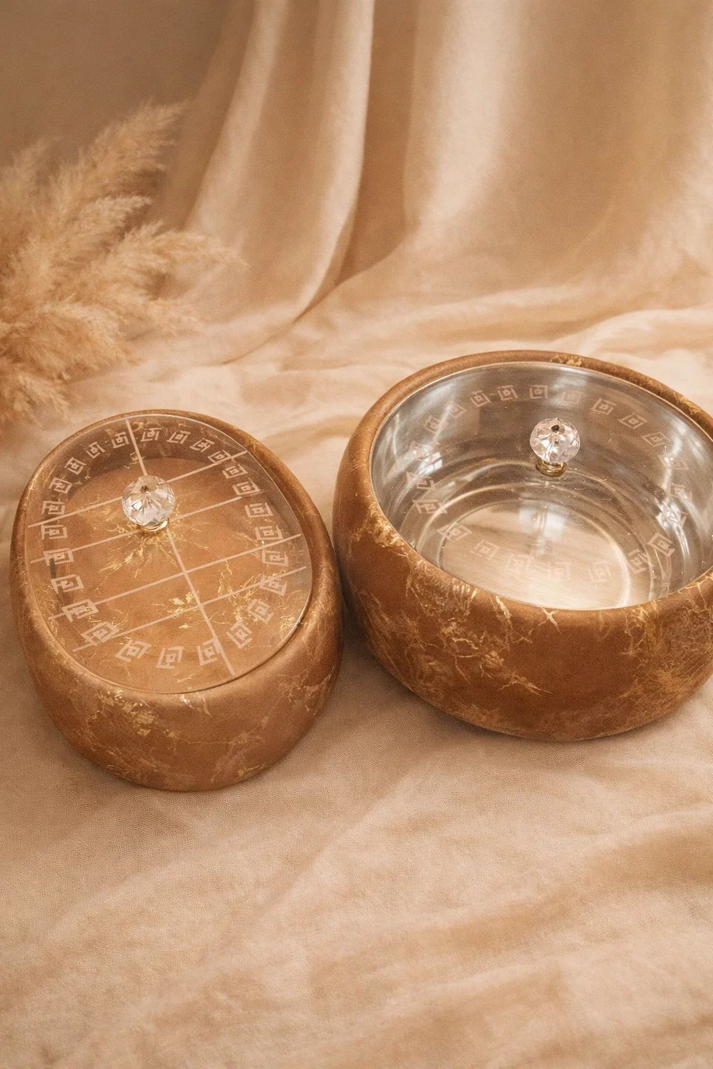 Premium velvet hotpot dry fruit box bundle home decor Pakistan