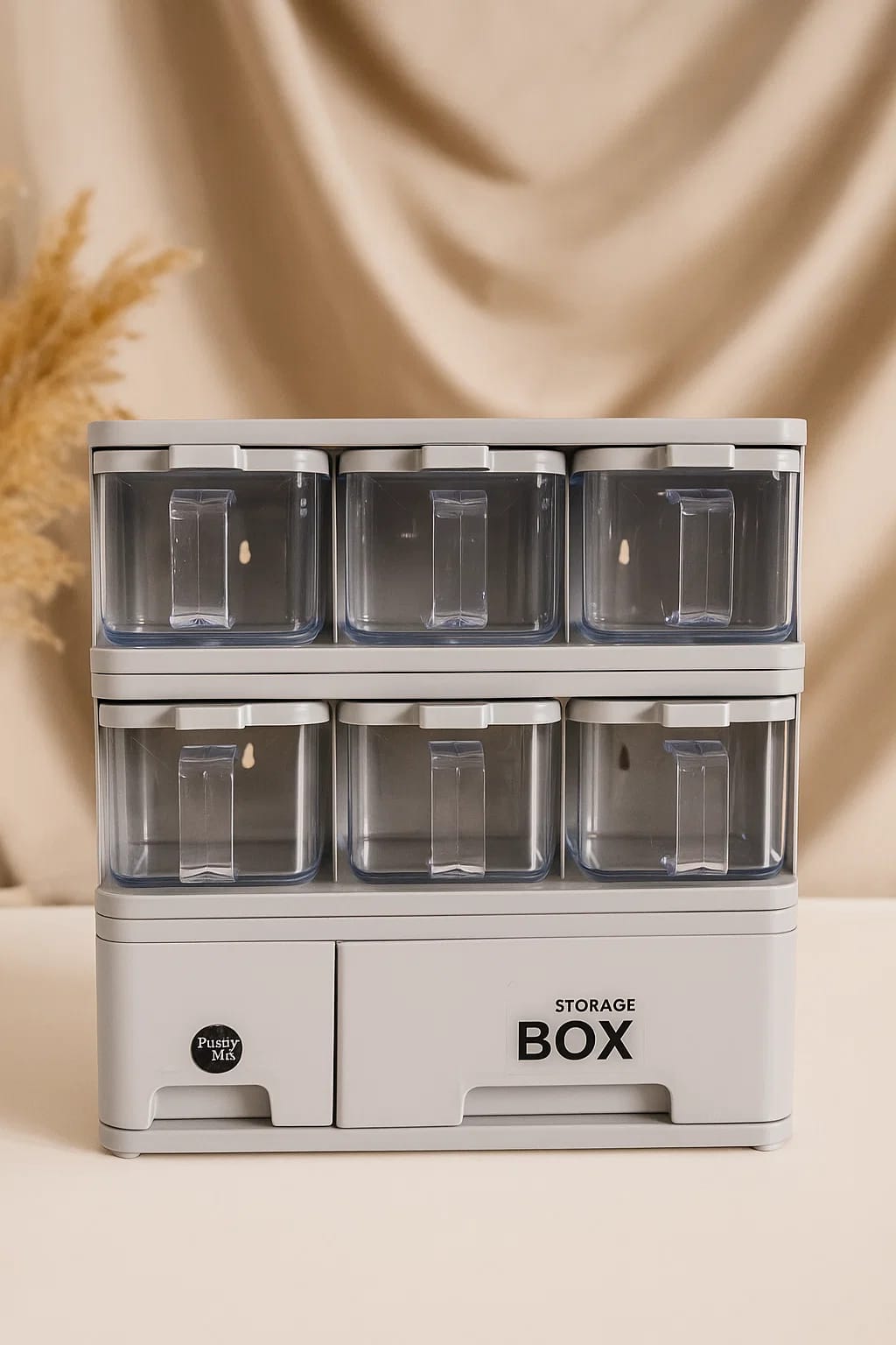 ✨ Premium Multi-Compartment Storage Box – Modern Kitchen & Home Organizer