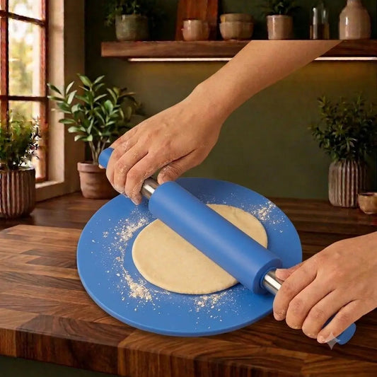 Crystal Acrylic Rolling Pin with Matching Board  - With Multiple Colors